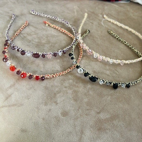 NWOT Beaded Headbands in Various Colors - Picture 1 of 3